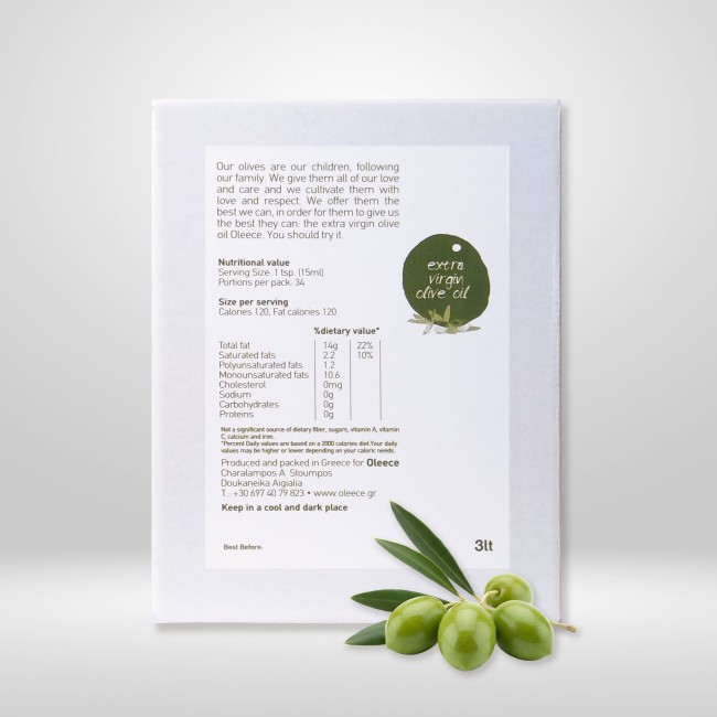 Extra virgin oliveoil Oleece - 3lt.