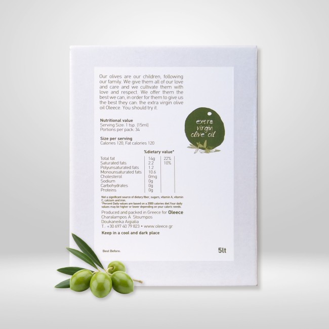 Extra virgin oliveoil Oleece - 5lt.